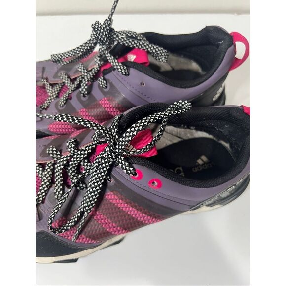 Adidas Kanadia tr7 trail running sneakers pink purple black US 8 women’s - Picture 2 of 11